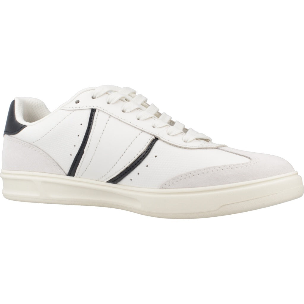FRED PERRY  B EMBOSSED LEATHER en color SNWWHT  (5)