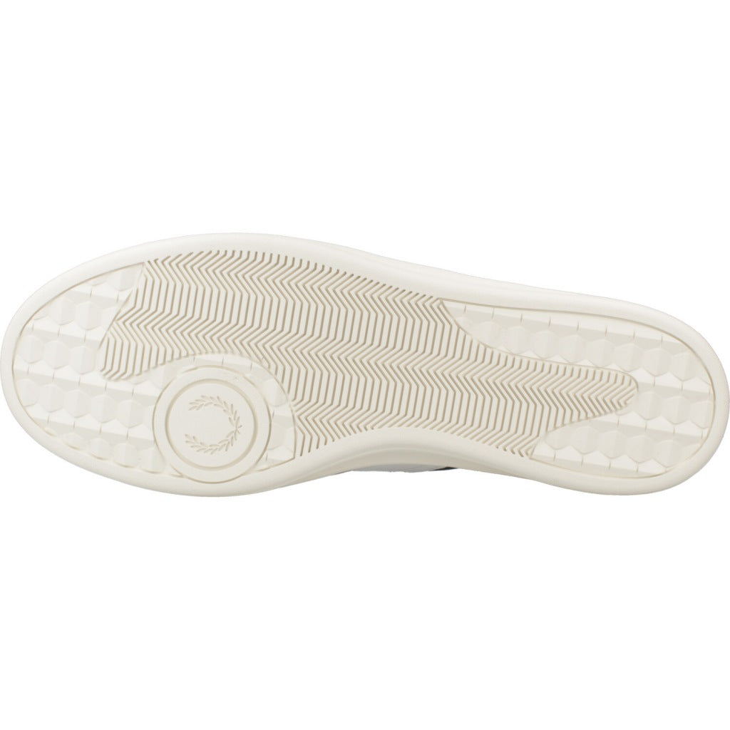 FRED PERRY  B EMBOSSED LEATHER en color SNWWHT  (6)
