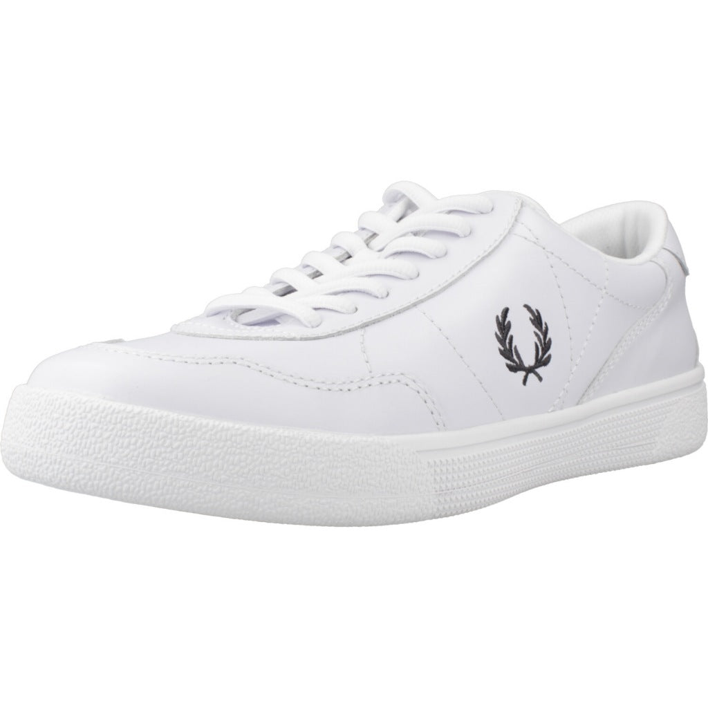 FRED PERRY B LEATHER en color WHITE  (1)