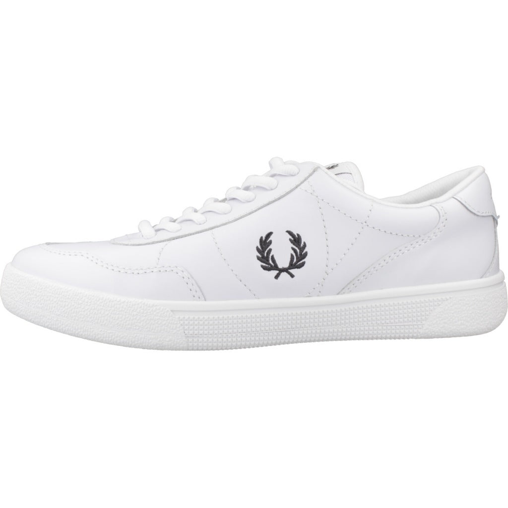 FRED PERRY B LEATHER en color WHITE  (2)