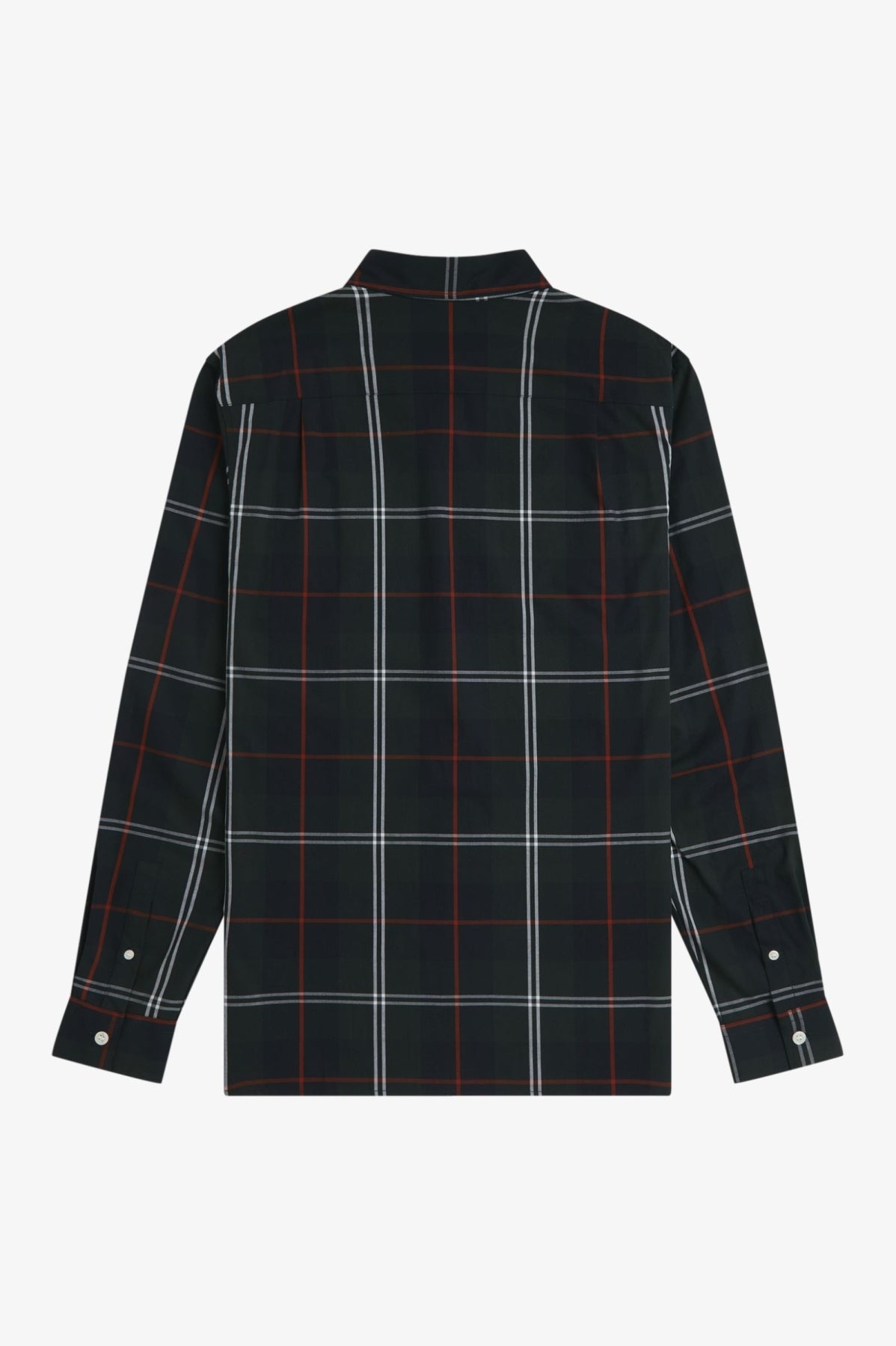 FRED PERRY POPLIN TARTAN SHIRT en color Q  (2)