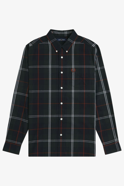 FRED PERRY POPLIN TARTAN SHIRT en color Q  (3)