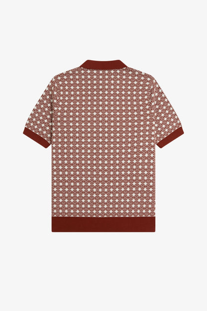 FRED PERRY FLORAL JACQUARD SHIR en color C  (2)