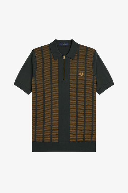 FRED PERRY TEXTURED PANEL KNITT en color Q  (3)