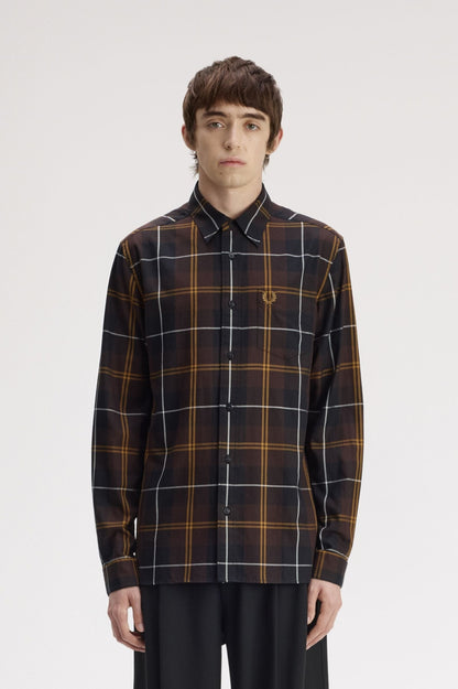 FRED PERRY TWILL TARTAN SHIRT en color C  (1)