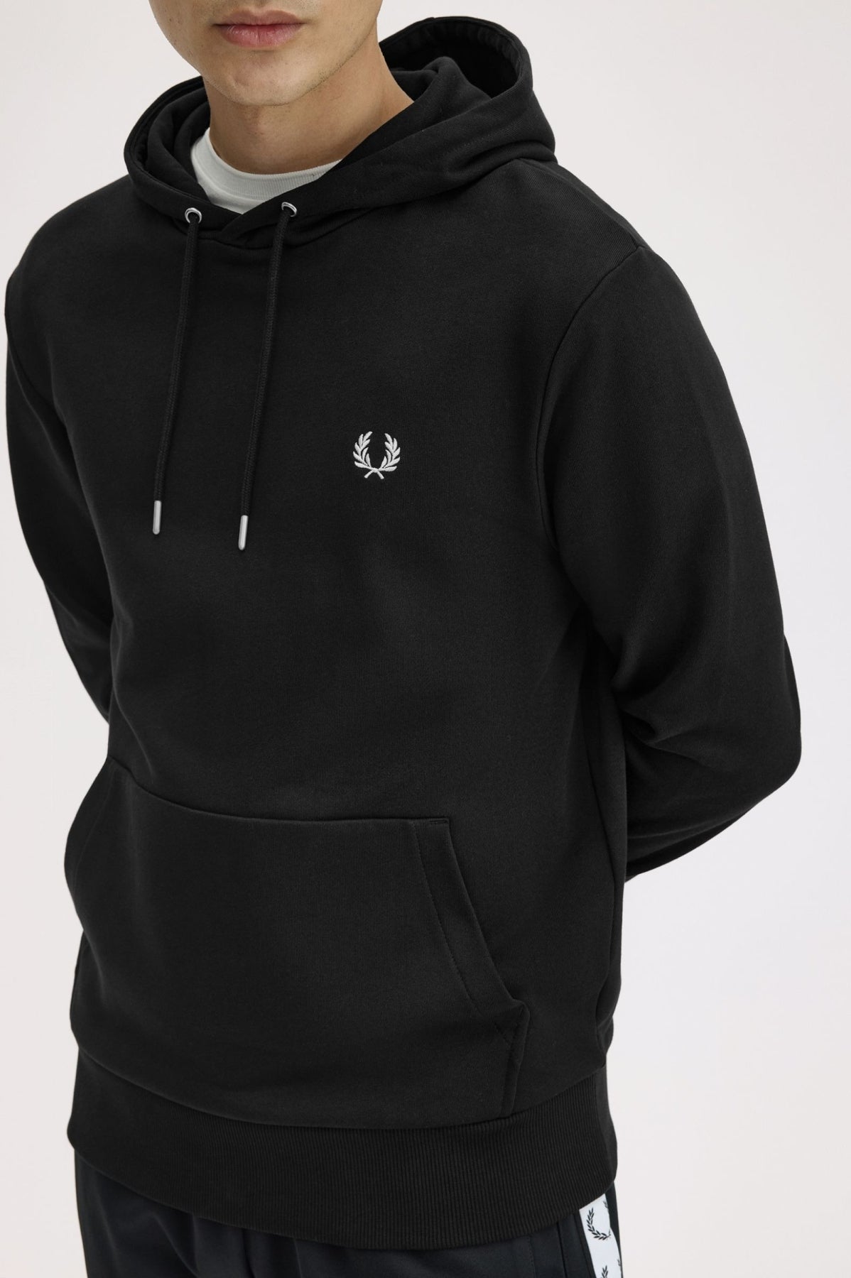 FRED PERRY TIPPED HOODED SWEATS en color   (1)