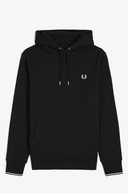 FRED PERRY TIPPED HOODED SWEATS en color   (4)