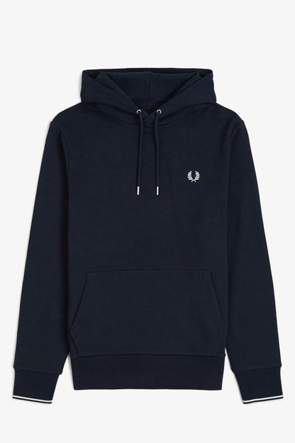 FRED PERRY TIPPED HOODED SWEATS en color   (3)