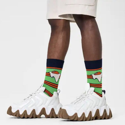 HAPPY SOCKS EGG ON STRIPE en color   (4)