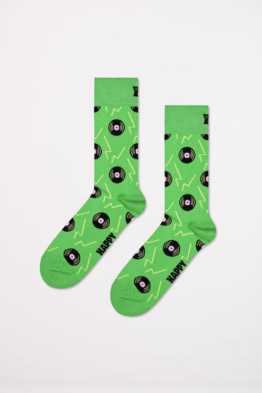 HAPPY SOCKS VINYL GREEN SOCK en color   (1)