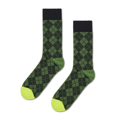 HAPPY SOCKS  MINI ARGYLE JAQUARD en color   (3)