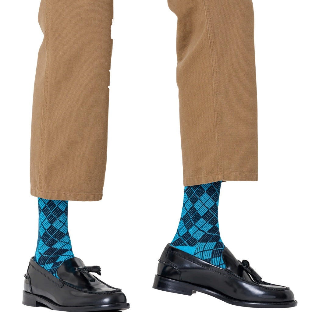 HAPPY SOCKS MINI ARGYLE JAQUARD en color   (4)