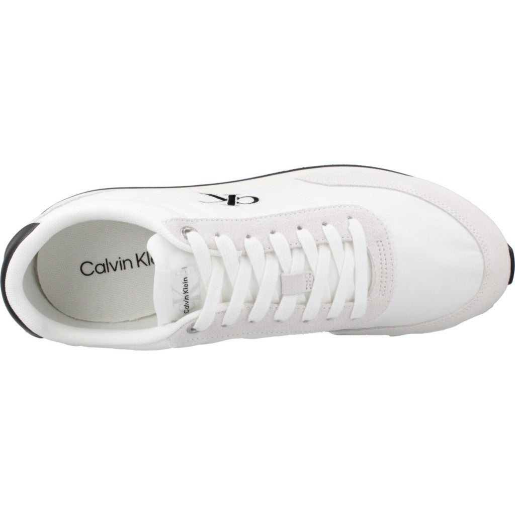 CALVIN KLEIN RETRO RUNNER ESS MIX en color WHTBLK  (7)