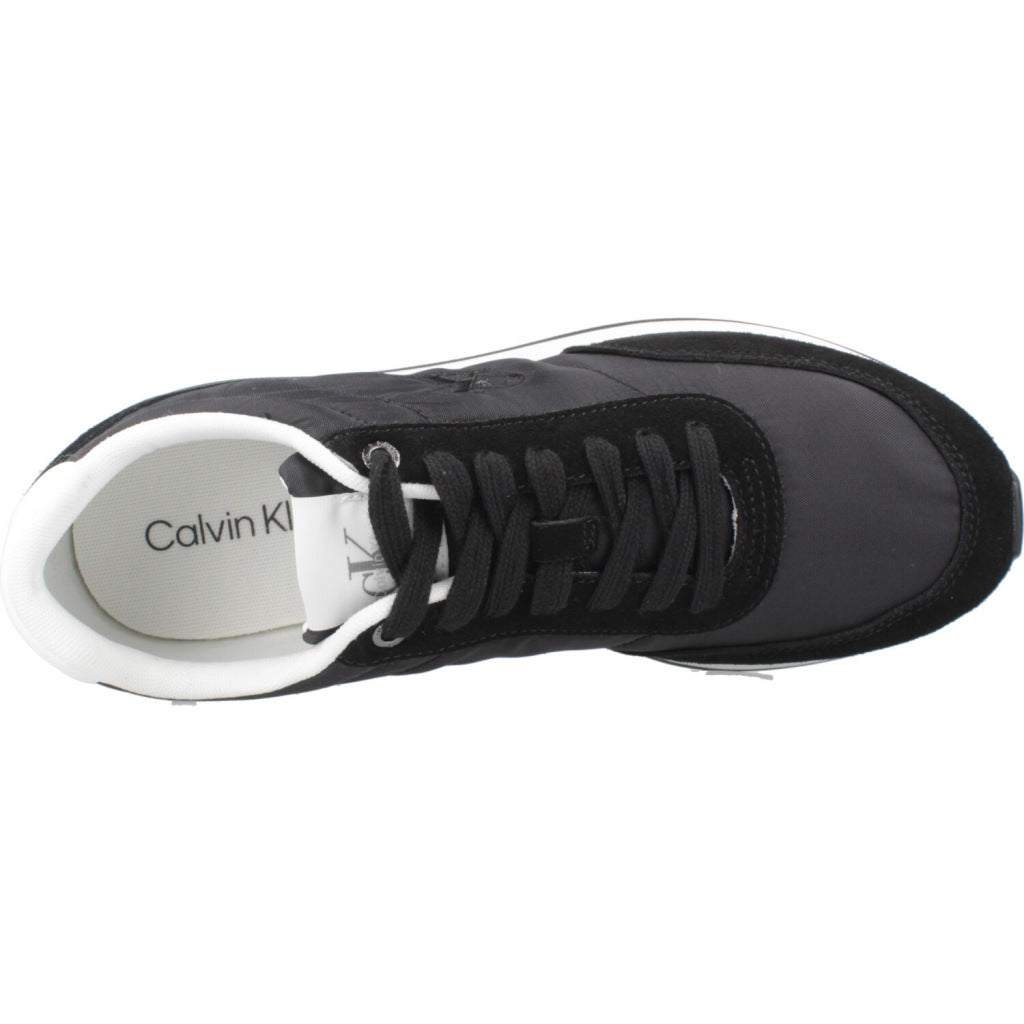 CALVIN KLEIN RETRO RUNNER LACE UP en color BLKWHT  (7)