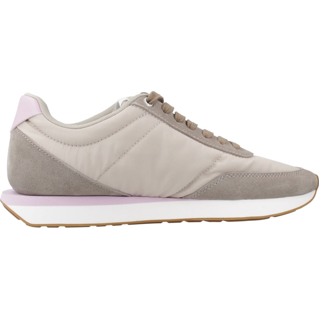CALVIN KLEIN RETRO RUNNER LACE UP en color TAUPE  (4)