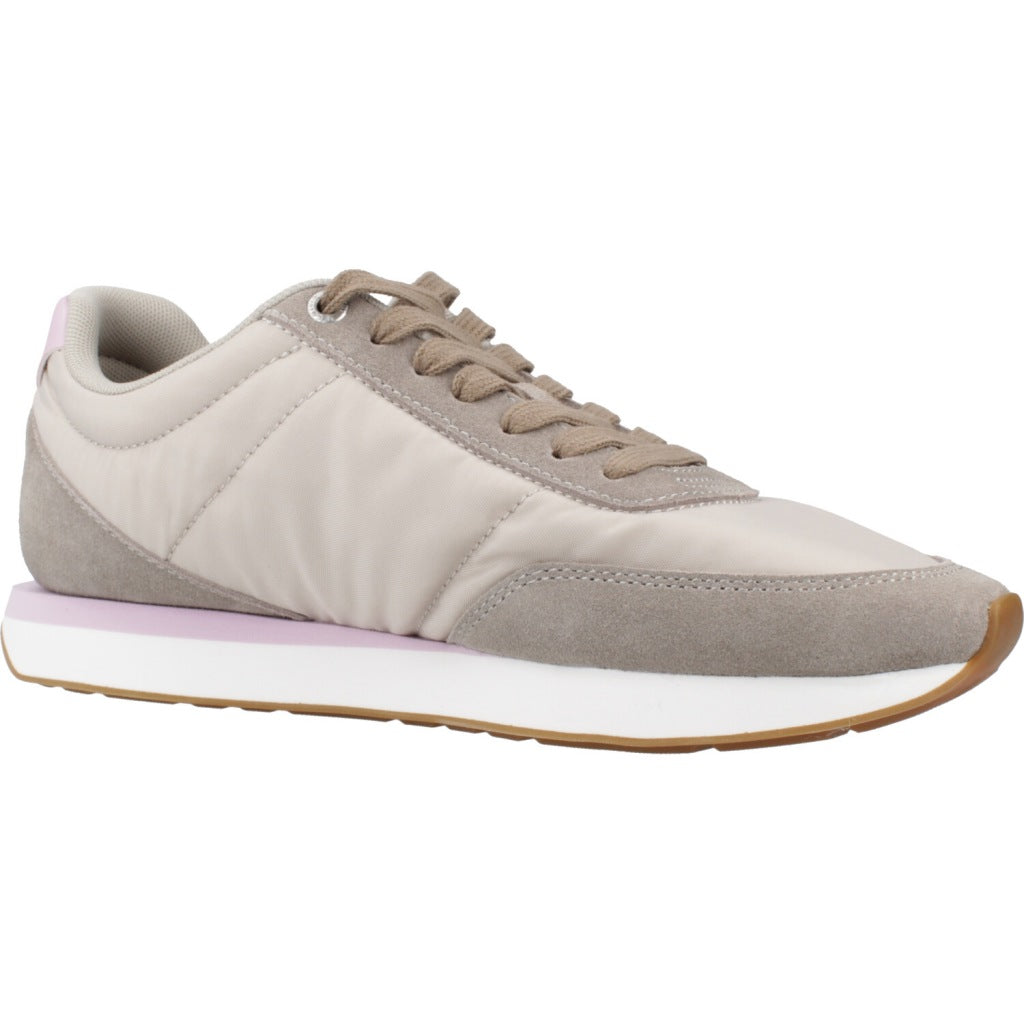 CALVIN KLEIN RETRO RUNNER LACE UP en color TAUPE  (5)