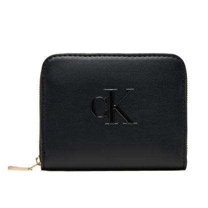 CALVIN KLEIN  RAISED CK MEDIUM ZI en color BLACK  (4)