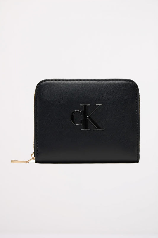 CALVIN KLEIN  RAISED CK MEDIUM ZI en color BLACK  (1)