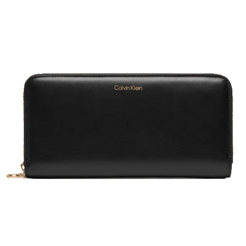 CALVIN KLEIN CK LARGE ZIP AROUND en color BLACK  (4)