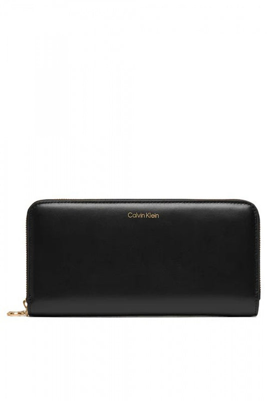 CALVIN KLEIN CK LARGE ZIP AROUND en color BLACK  (1)