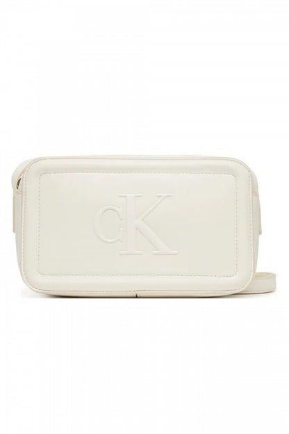 CALVIN KLEIN RAISED CK CAMERA BAG en color WHITE  (1)