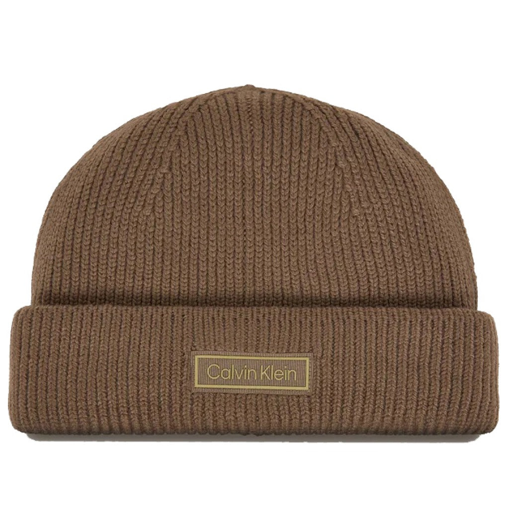 CALVIN KLEIN PATCH CHUNKY RIB COT en color WALNUT  (4)