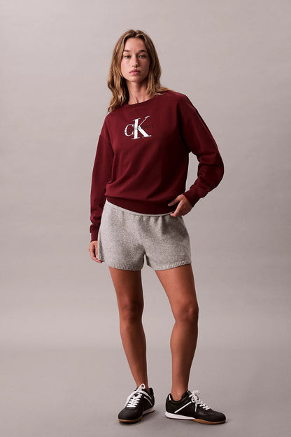 CALVIN KLEIN  LS MONOLOGO FRENCH  en color RED  (4)