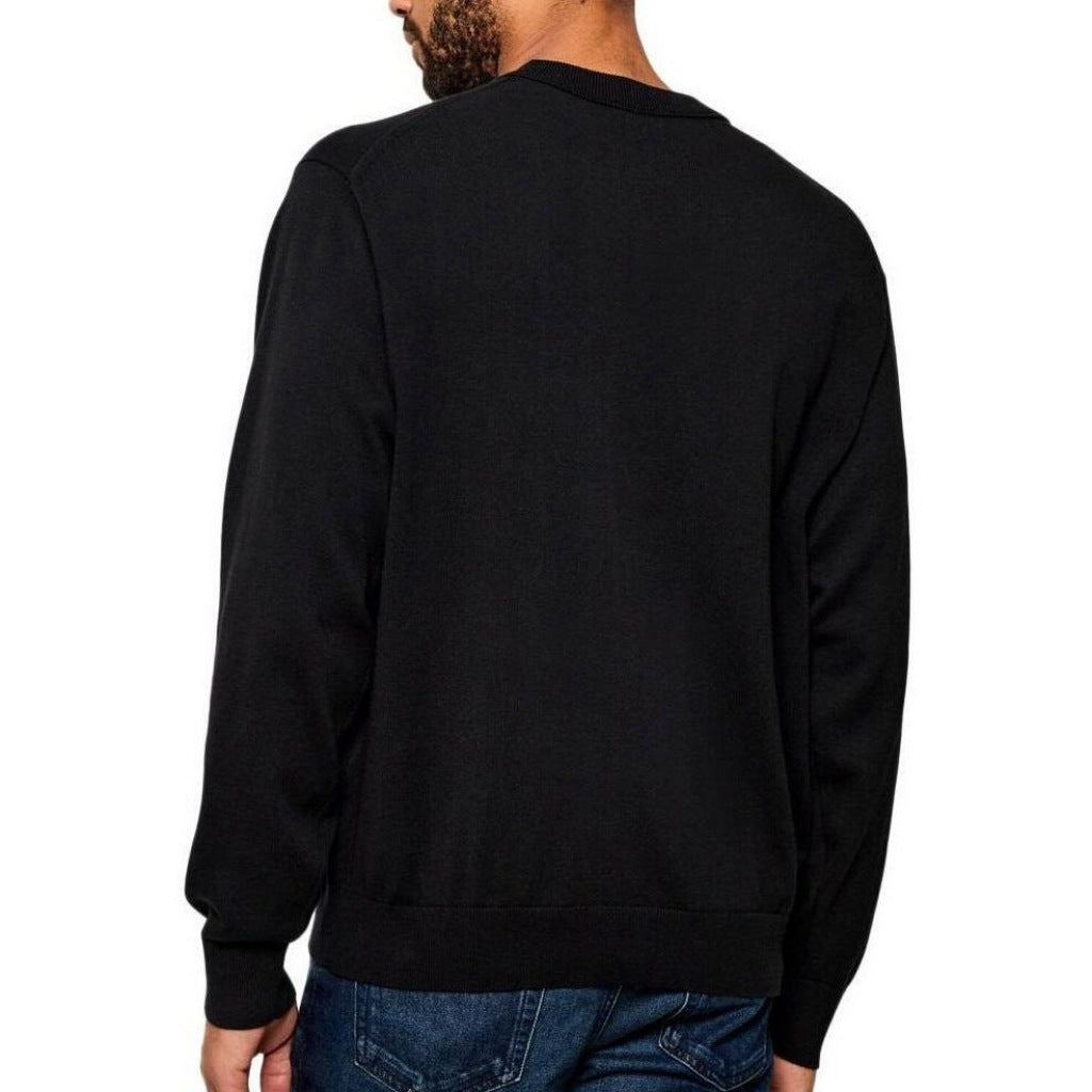 CALVIN KLEIN COTTON CREWNK SWEA en color BLACK  (4)