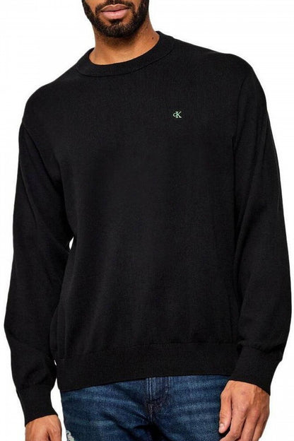 CALVIN KLEIN COTTON CREWNK SWEA en color BLACK  (1)