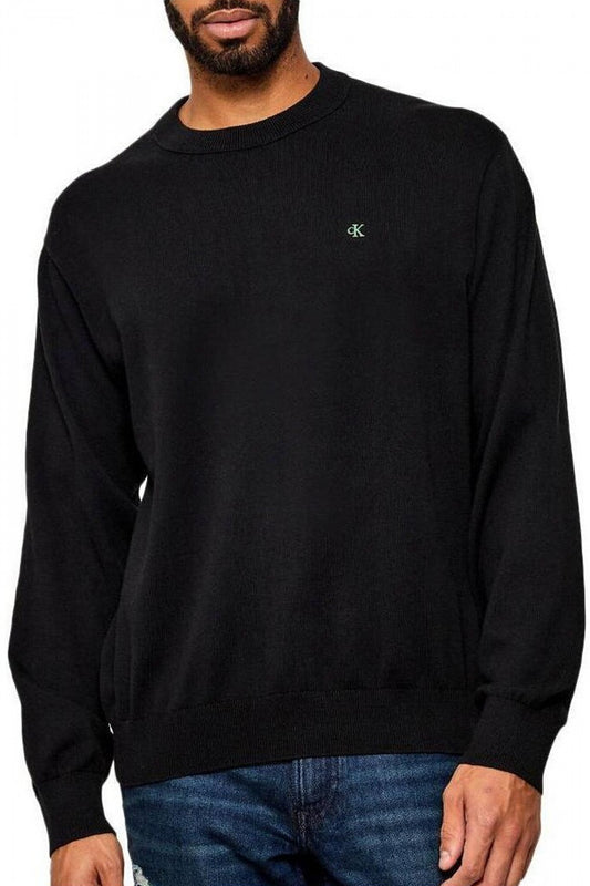 CALVIN KLEIN COTTON CREWNK SWEA en color BLACK  (1)