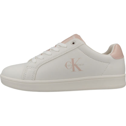 CALVIN KLEIN LOW CUT LACE UP SNEA en color WHTNUDE  (2)