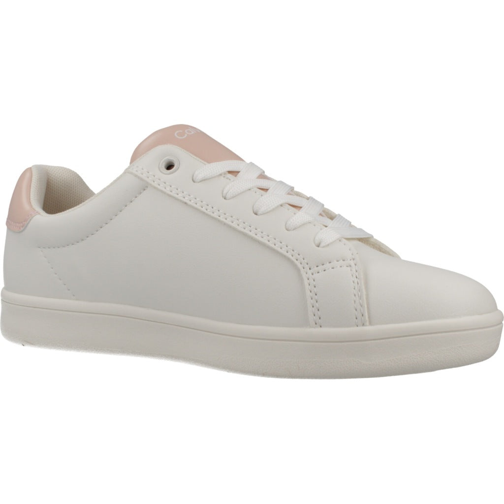 CALVIN KLEIN LOW CUT LACE UP SNEA en color WHTNUDE  (5)