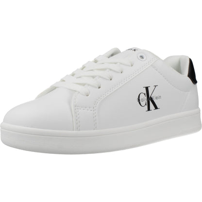 CALVIN KLEIN LOW CUT LACE UP SNEA en color WHTBLK  (1)