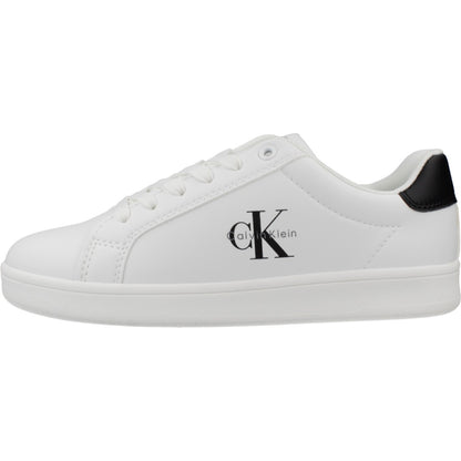 CALVIN KLEIN LOW CUT LACE UP SNEA en color WHTBLK  (2)