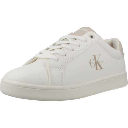 CALVIN KLEIN LOW CUT LACE UP en color WHTBEIG  (1)