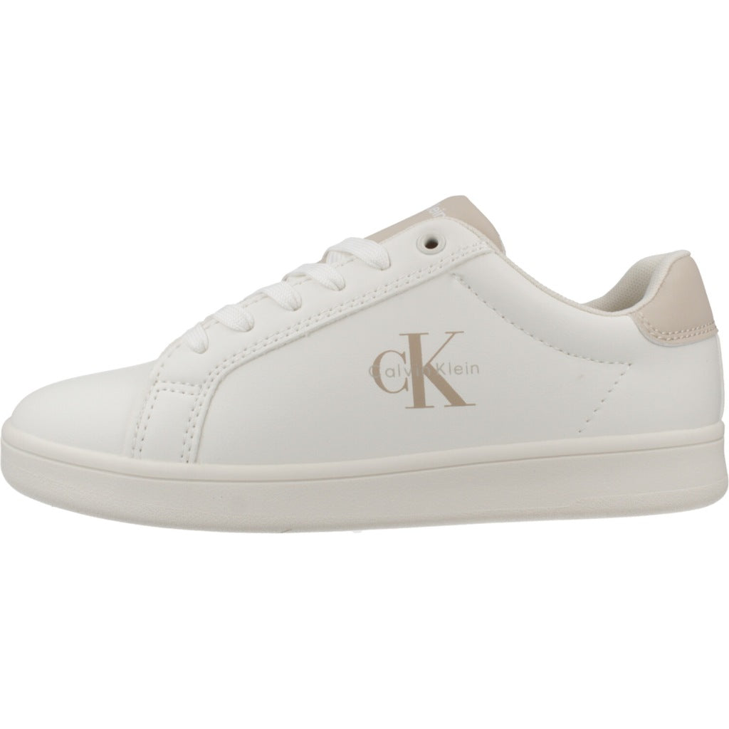 CALVIN KLEIN LOW CUT LACE UP en color WHTBEIG  (2)