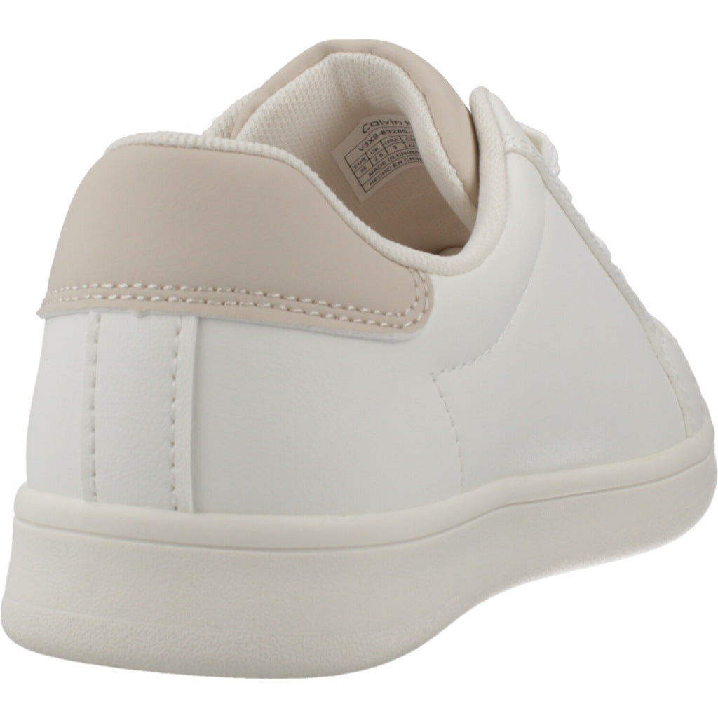 CALVIN KLEIN LOW CUT LACE UP en color WHTBEIG  (3)