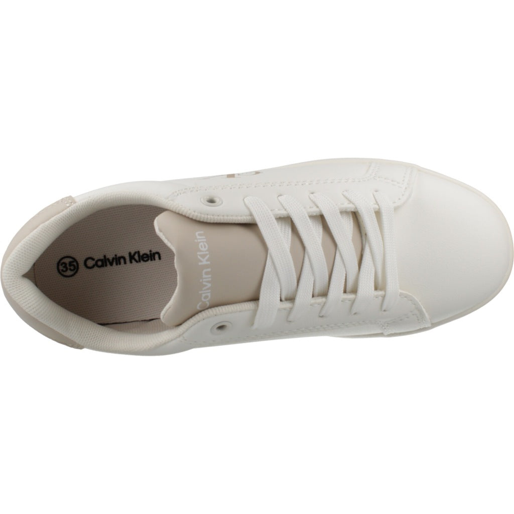 CALVIN KLEIN LOW CUT LACE UP en color WHTBEIG  (7)