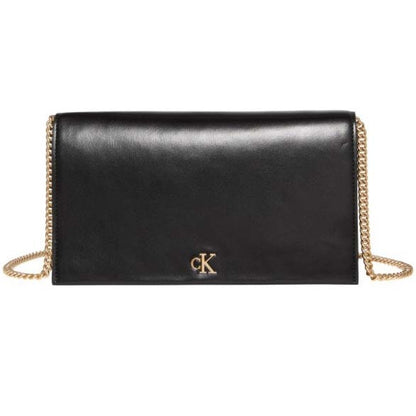 CALVIN KLEIN CK WALLET ON CHAIN en color BLACK  (4)