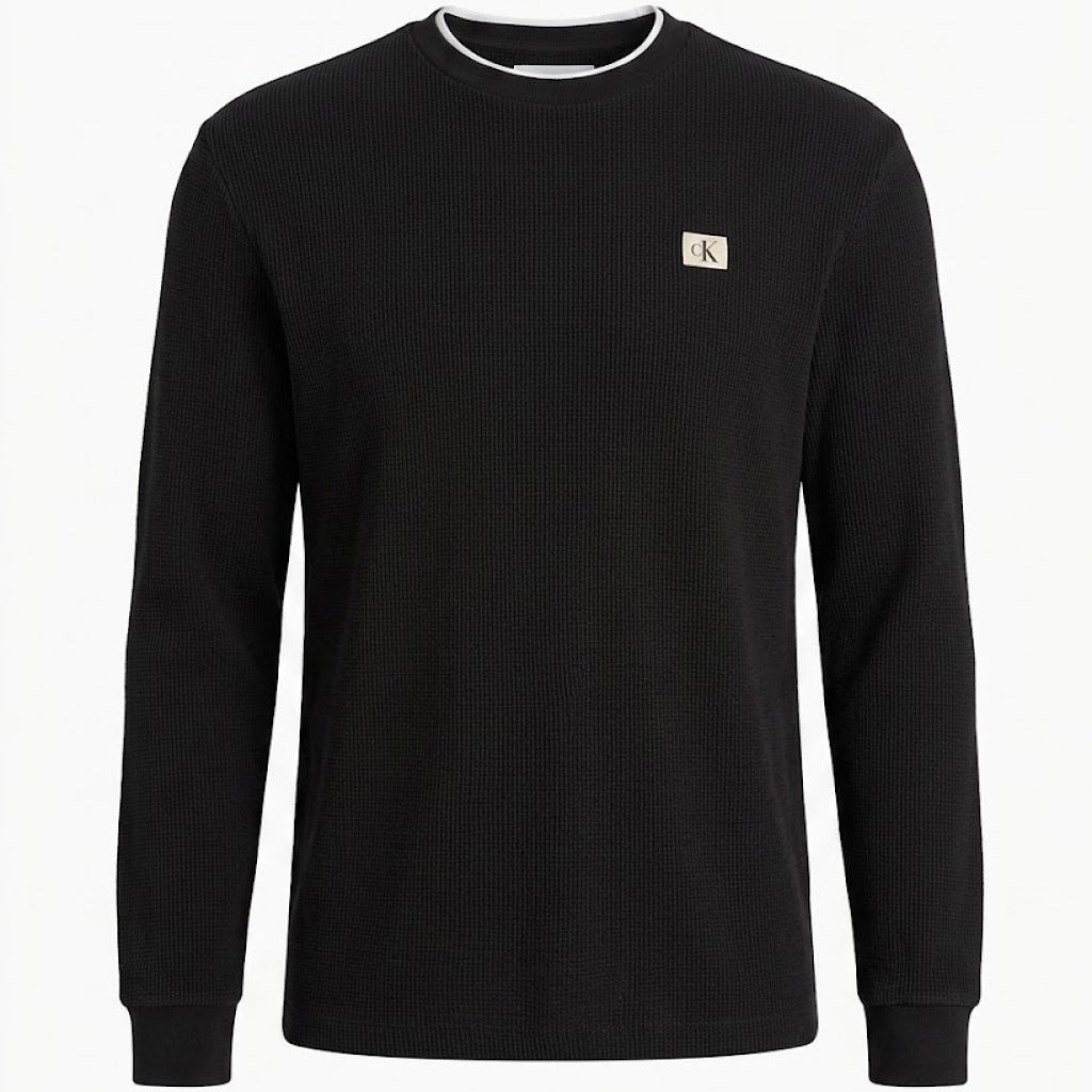 CALVIN KLEIN LVEM LS WAFFLE en color UB  (4)