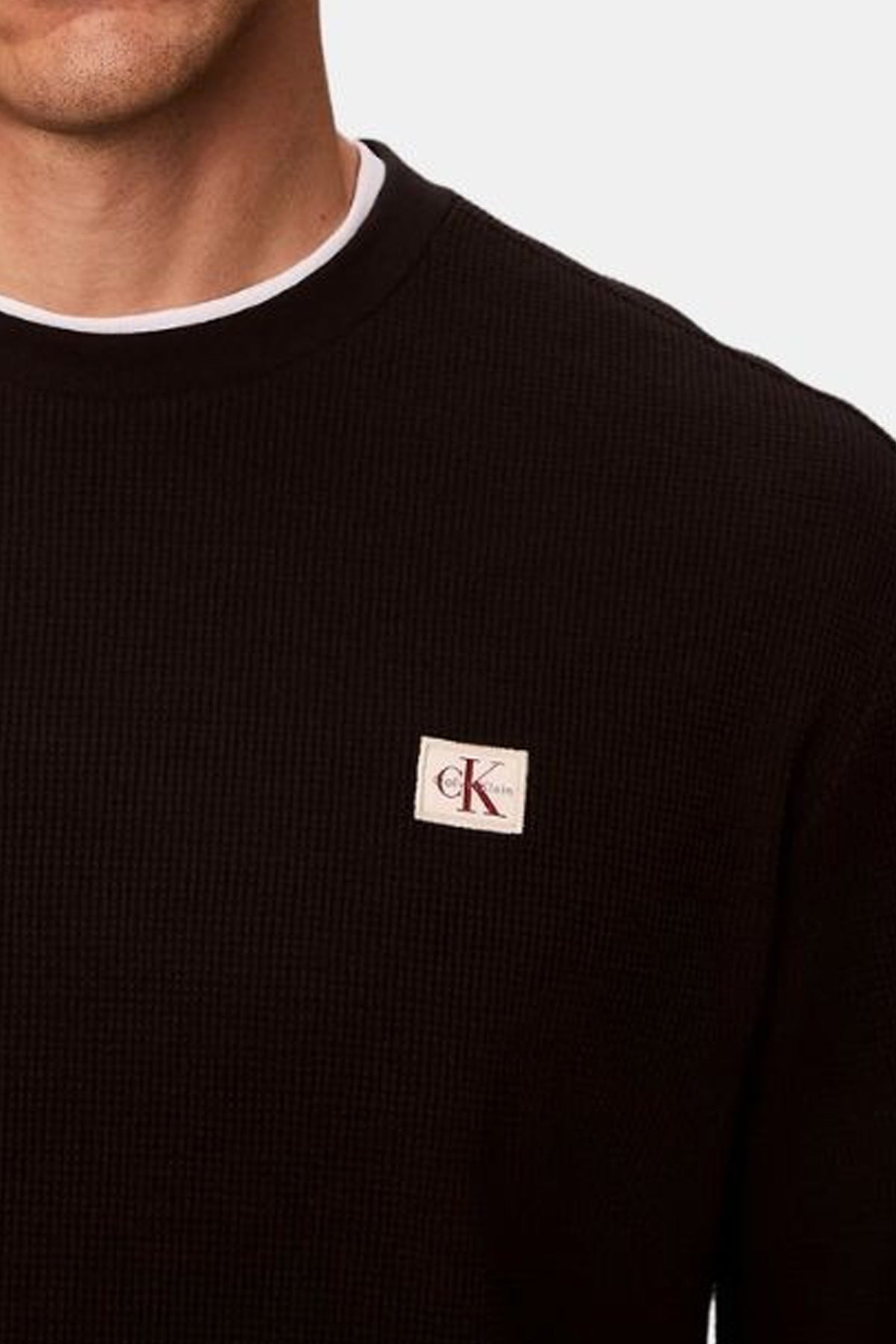 CALVIN KLEIN LVEM LS WAFFLE en color UB  (3)