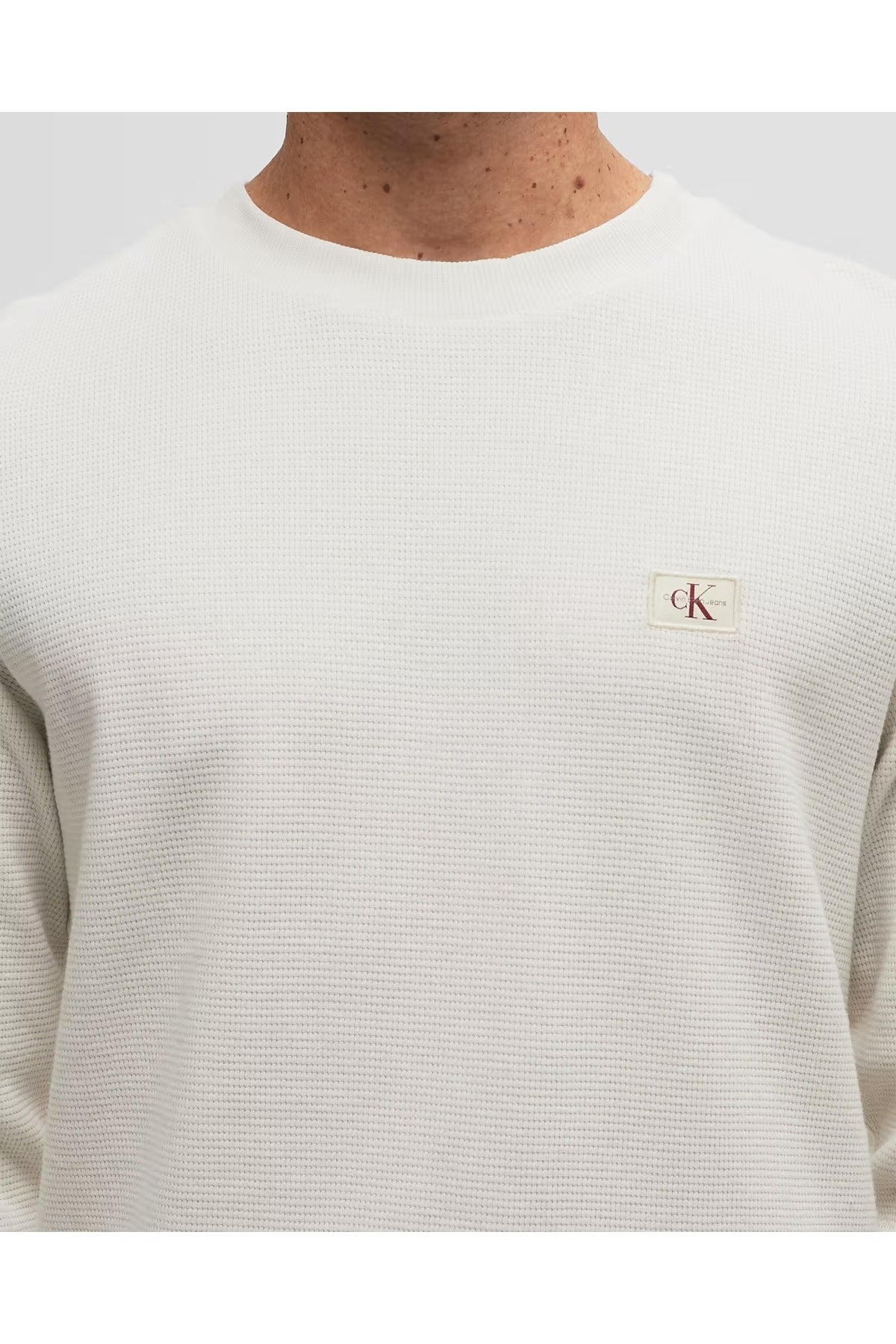 CALVIN KLEIN LVEM LS WAFFLE en color YAS  (2)