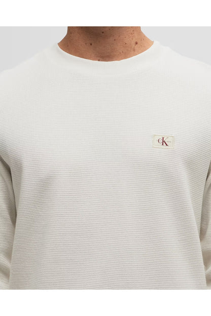 CALVIN KLEIN LVEM LS WAFFLE en color YAS  (2)