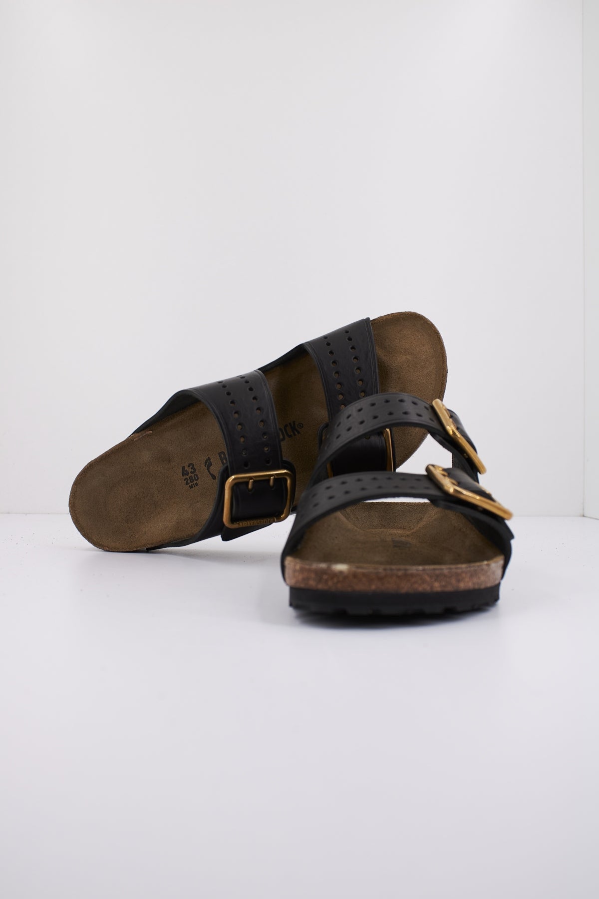 BIRKENSTOCK ARIZONA NATURAL LEAT en color BLACK  (4)