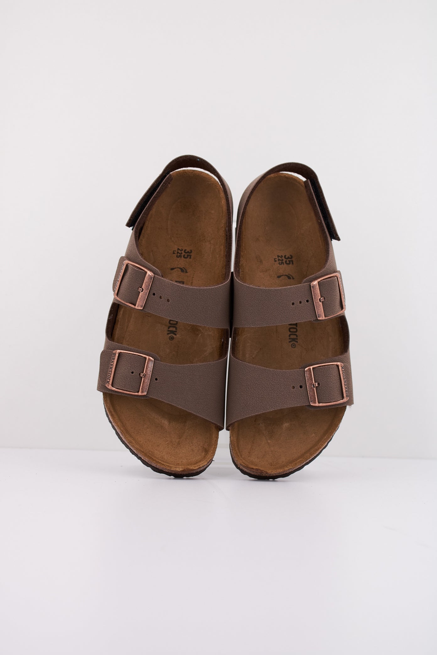BIRKENSTOCK MILANO HL KIDS en color MOCHA  (3)