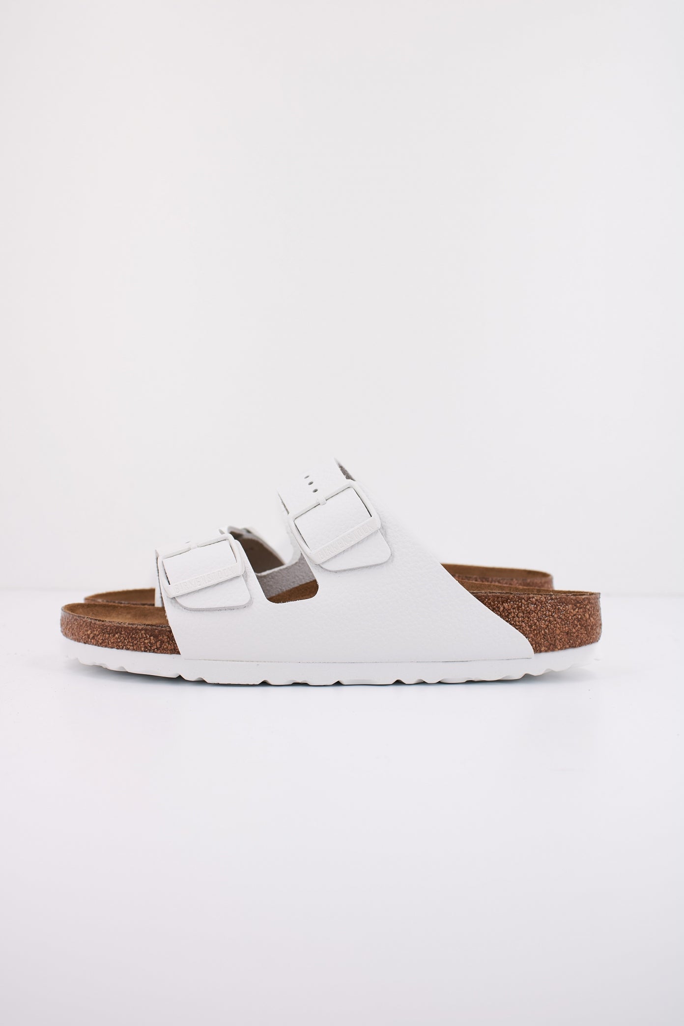 BIRKENSTOCK ARIZONA NATURAL LEAT en color WHITE  (1)