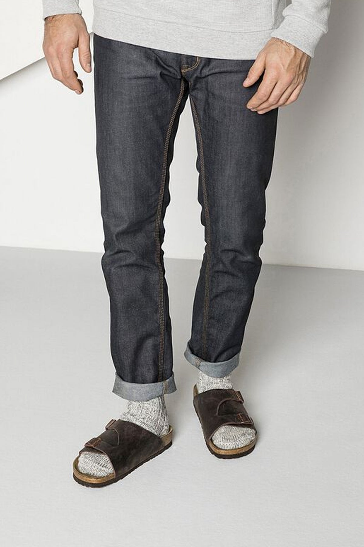 BIRKENSTOCK COTTON TWIST MEN en color GRAY  (4)