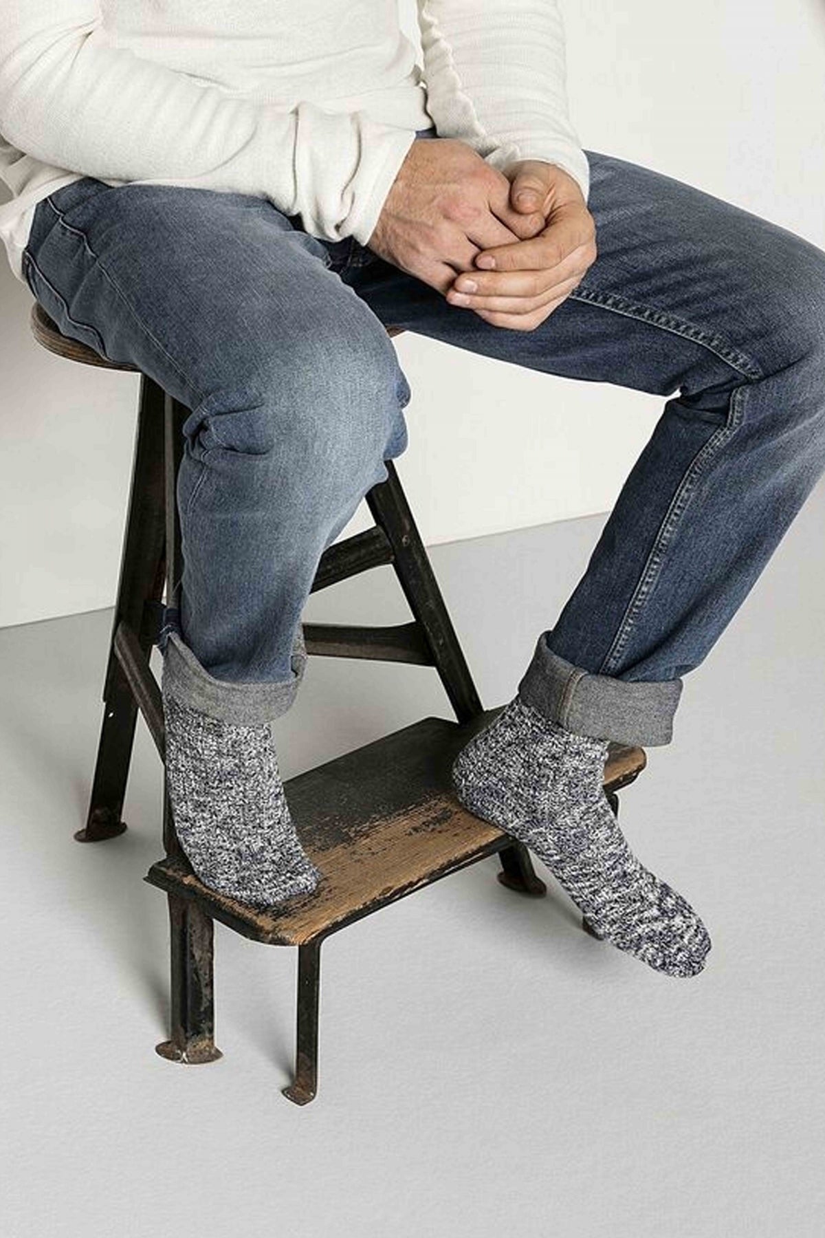 BIRKENSTOCK  COTTON SLUB MEN en color BLUWHT  (4)