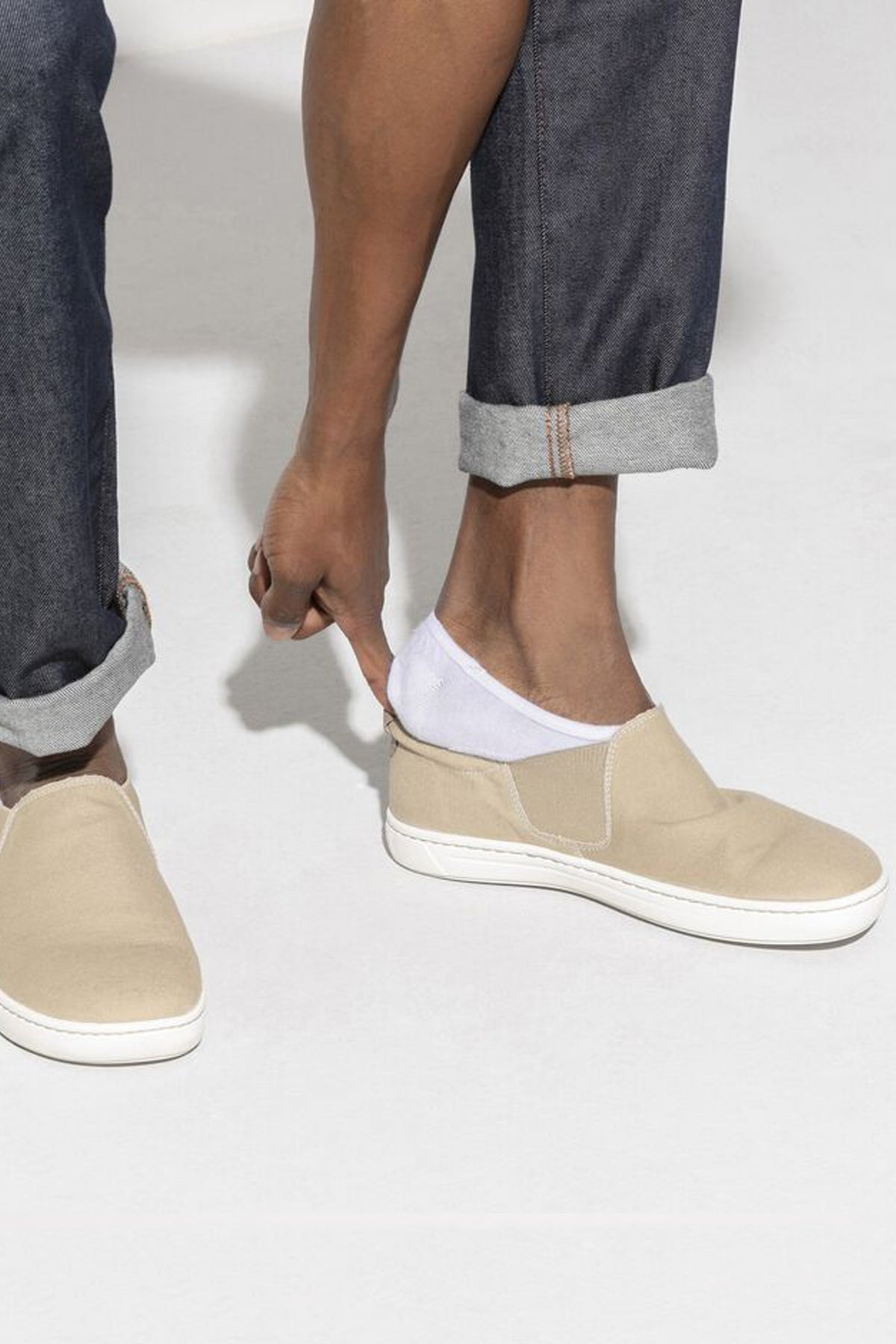 BIRKENSTOCK COTTON SOLE INVISIBL en color WHITE  (3)