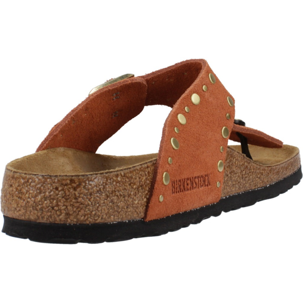 BIRKENSTOCK GIZEH RIVET BORDER en color DRKRST  (3)